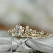 Bague solitaire Nuage - Moissanites