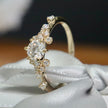 Bague solitaire Nuage - Moissanites