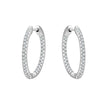 Boucles d'oreilles Huggies Scintillante en argent sterling