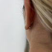 Boucles d'oreilles Les Minis Carrés en argent sterling