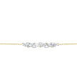 Bracelet Nuage Scintillant en or 10K et moissanites
