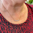 Collier Nuage Scintillant en or 10K et moissanites