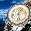 Montre Harrison en bois de noyer