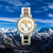 Montre Harrison en bois de noyer