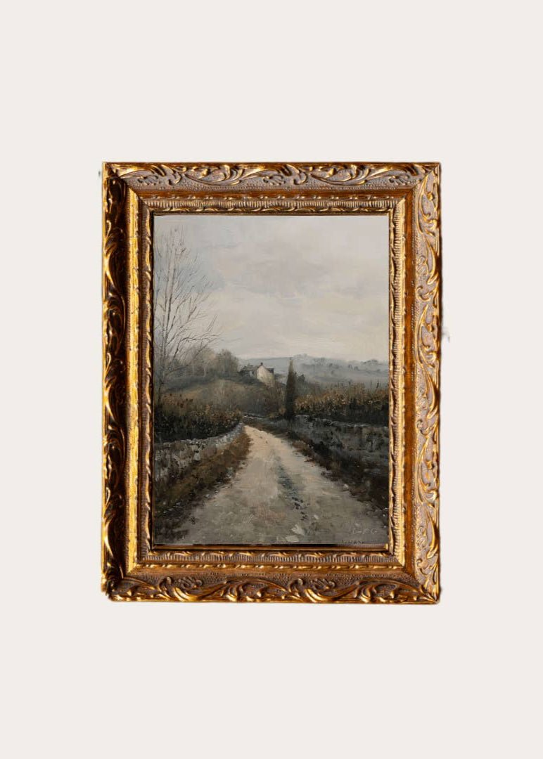 Matin Brumeux | French Brass Gold Mould Framed Art - 18
