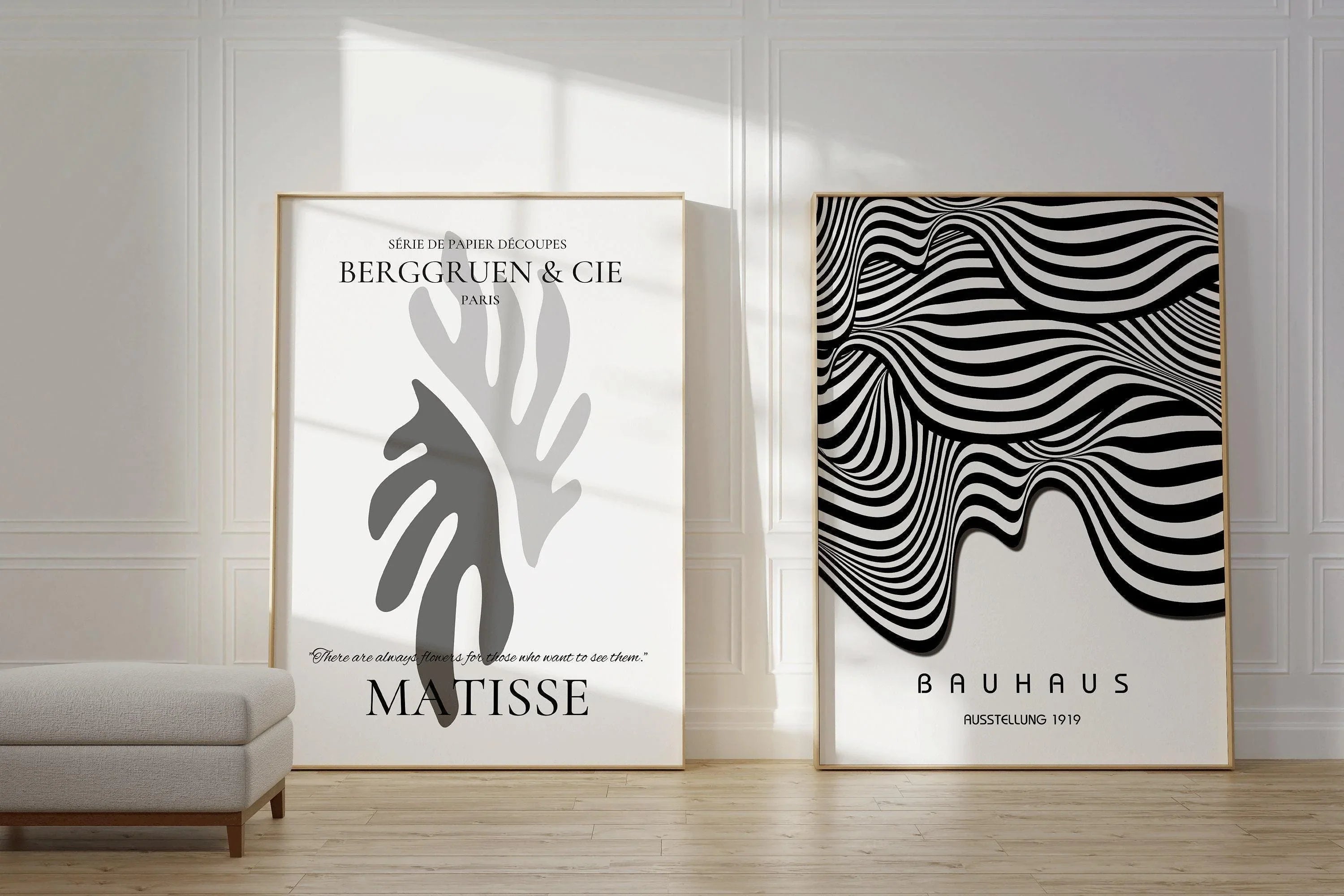 Matisse Bauhaus Art Print Set: Mid-Century Modern Home Decor