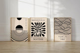 Matisse Bauhaus Japanese STATEMENT TRIO poster prints |  | Our Most Popular Neutral Set | available framed
