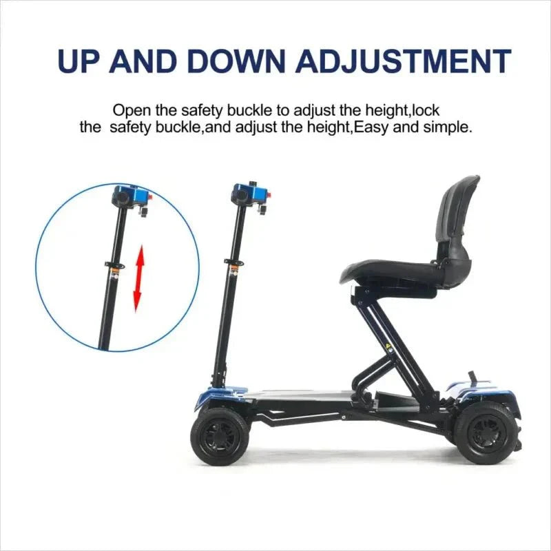 Matrix Lite Foldable Mobility Scooter | Auto-Fold Remote Control 28 kg Electric Scooter Canada