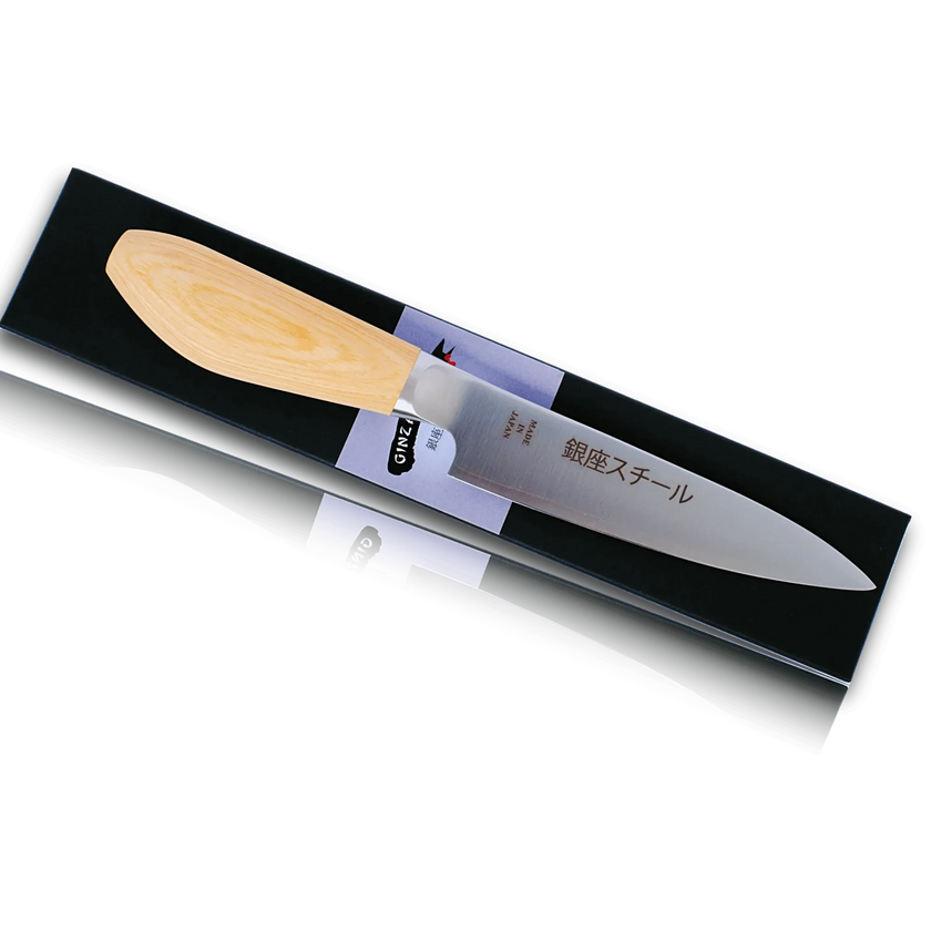 MATSUE 130 - MV Stainless Steel Petty Knife 130mm/Natural Wood Handle