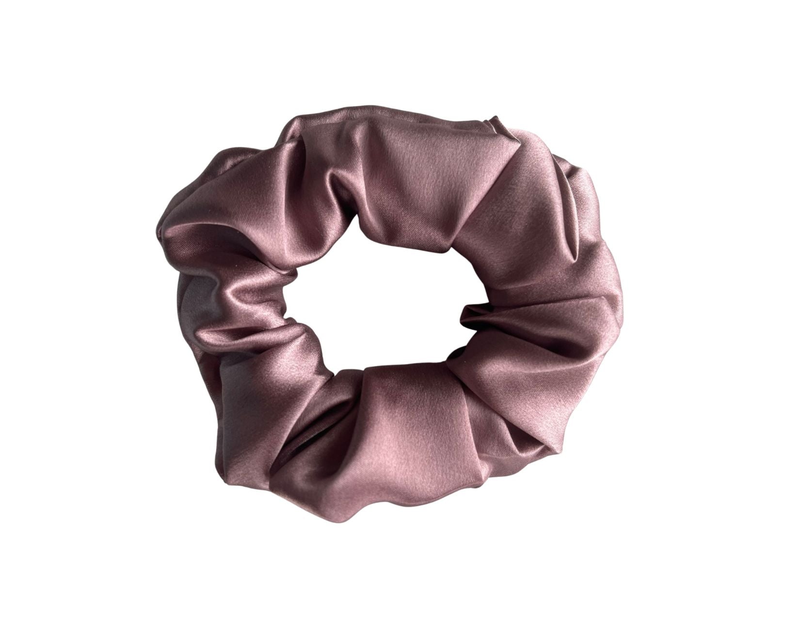 Silk Hair Scrunchie Mauve
