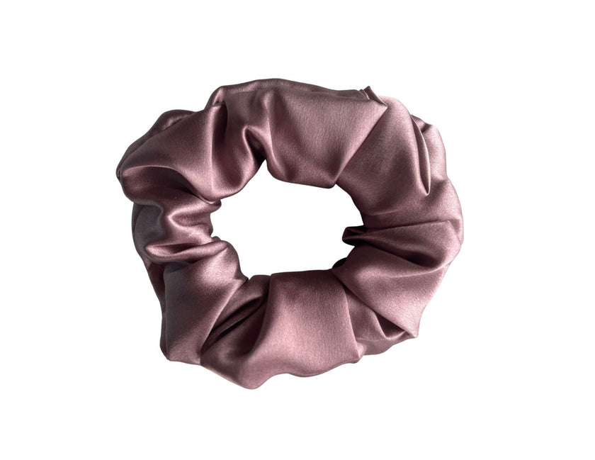 Silk Hair Scrunchie Mauve