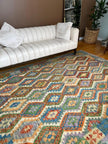 Maymana Kilim Rug | 9’ 6” x 6’ 10”