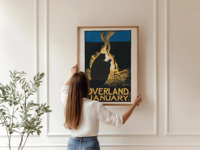 Maynard Dixon American West Print: Vintage Overland Magazine Cover (Giclee)