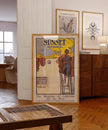 Maynard Dixon Print: Vintage California Adobe & Chili Ristras Illustration