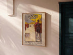 Maynard Dixon Print: Vintage California Adobe & Chili Ristras Illustration