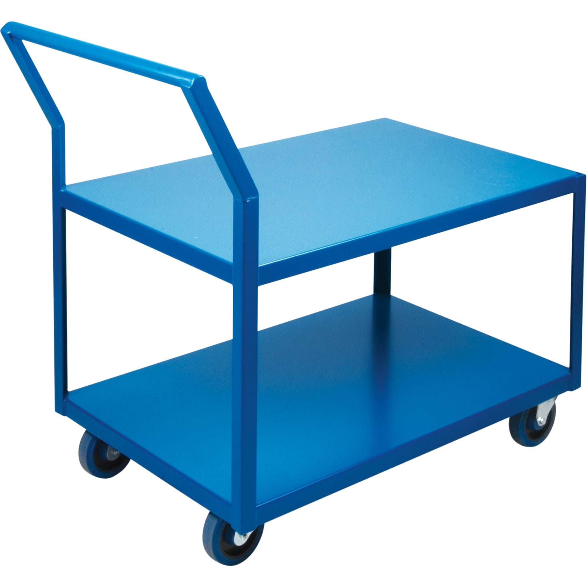 Heavy-Duty Low Profile Shop Carts, 2 Tiers, 24