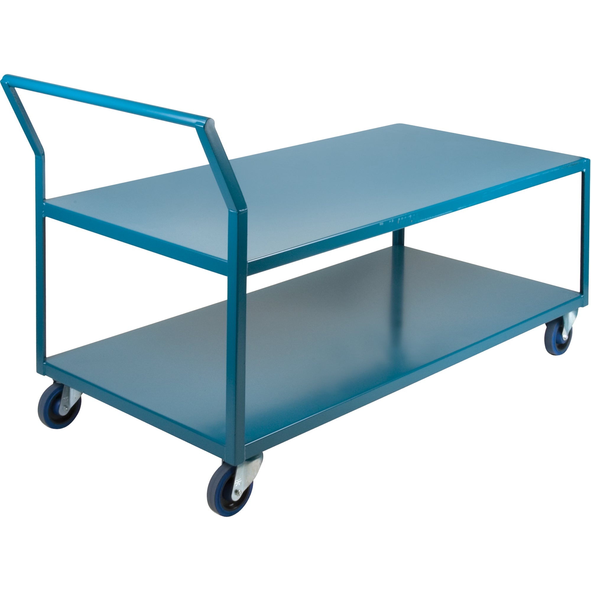 Heavy-Duty Low Profile Shop Carts, 2 Tiers, 30