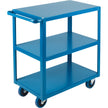 Heavy-Duty Shelf Cart, 3 Tiers, 18