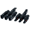 MC4 compatible 3-1 Branch Solar Connectors (pair)