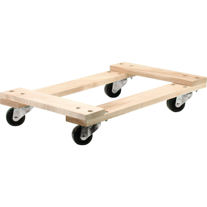 Wood Dollies - Medium-Duty, Polyolefin Wheels, 900 lbs. Capacity, 18