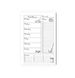 Meal/ Chore Planner Notepad
