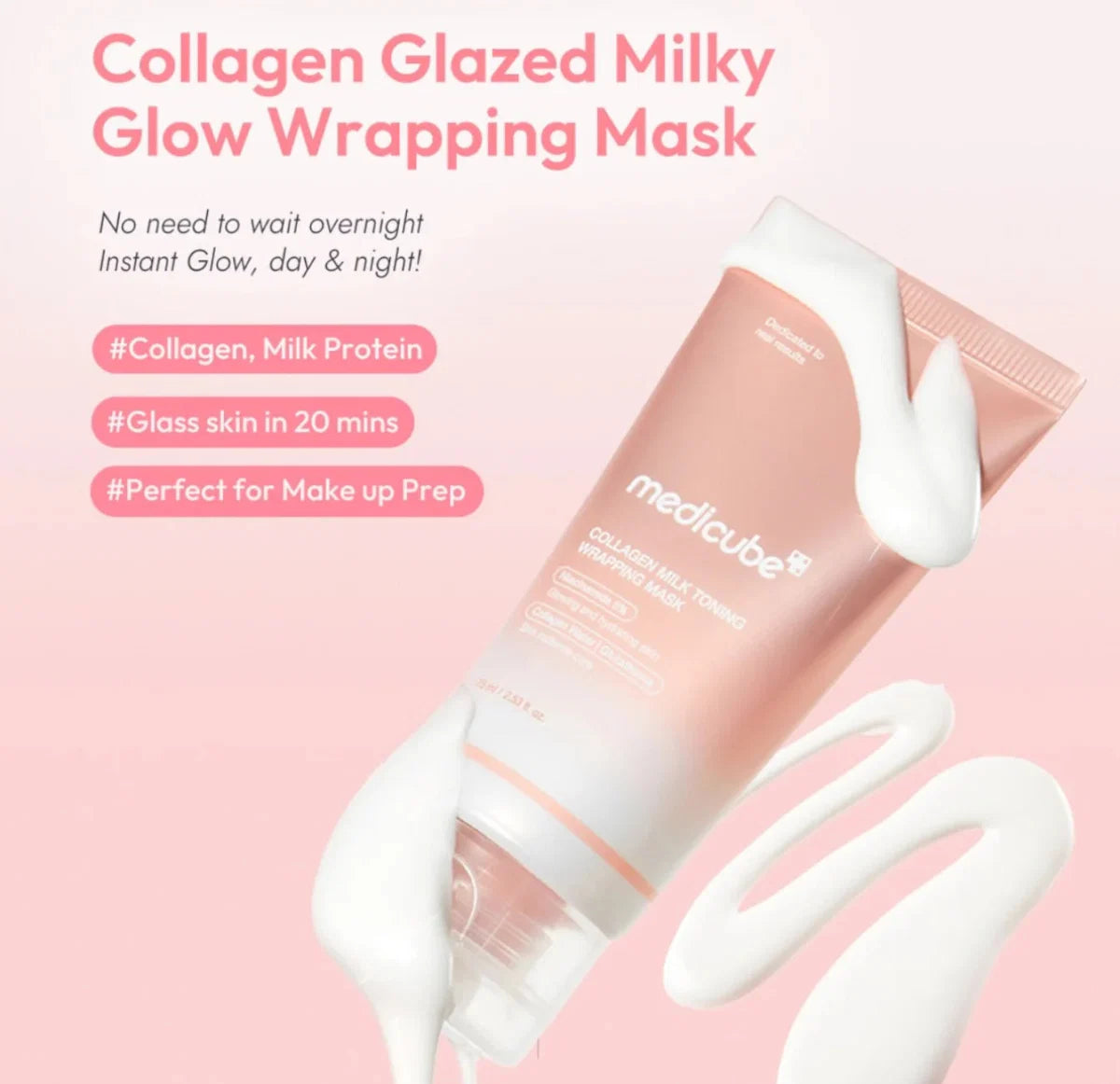 Medicube Collagen Milk Toning Wrapping Mask 75ml