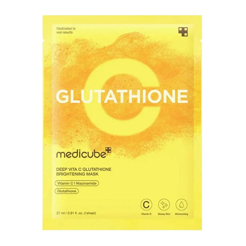 Medicube Deep Vita C Glutathione Brightening Mask 27ml