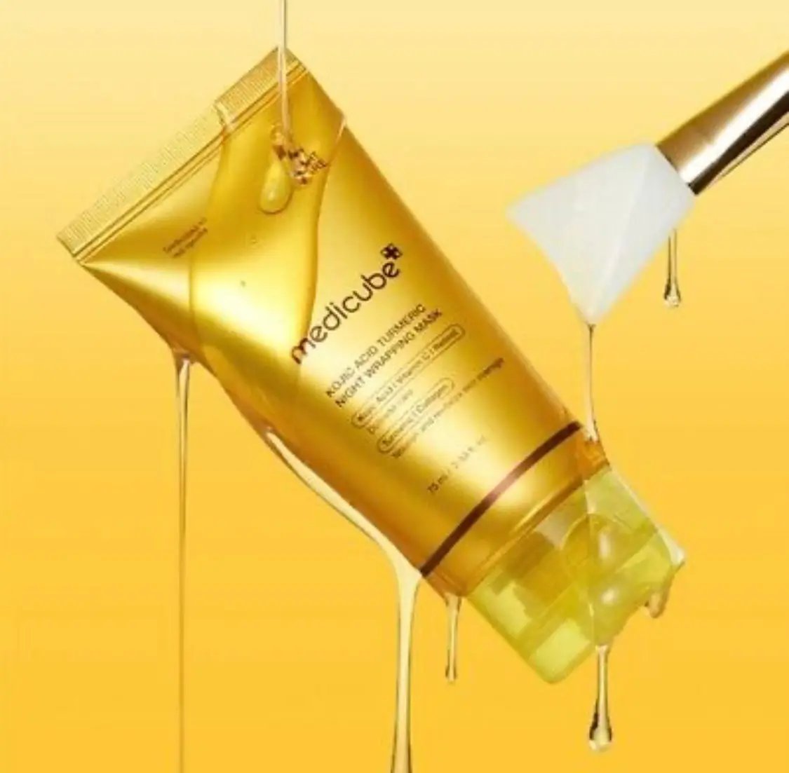 Masque de nuit enveloppant à la curcumine et à l'acide kojique de Medicube, 75 ml