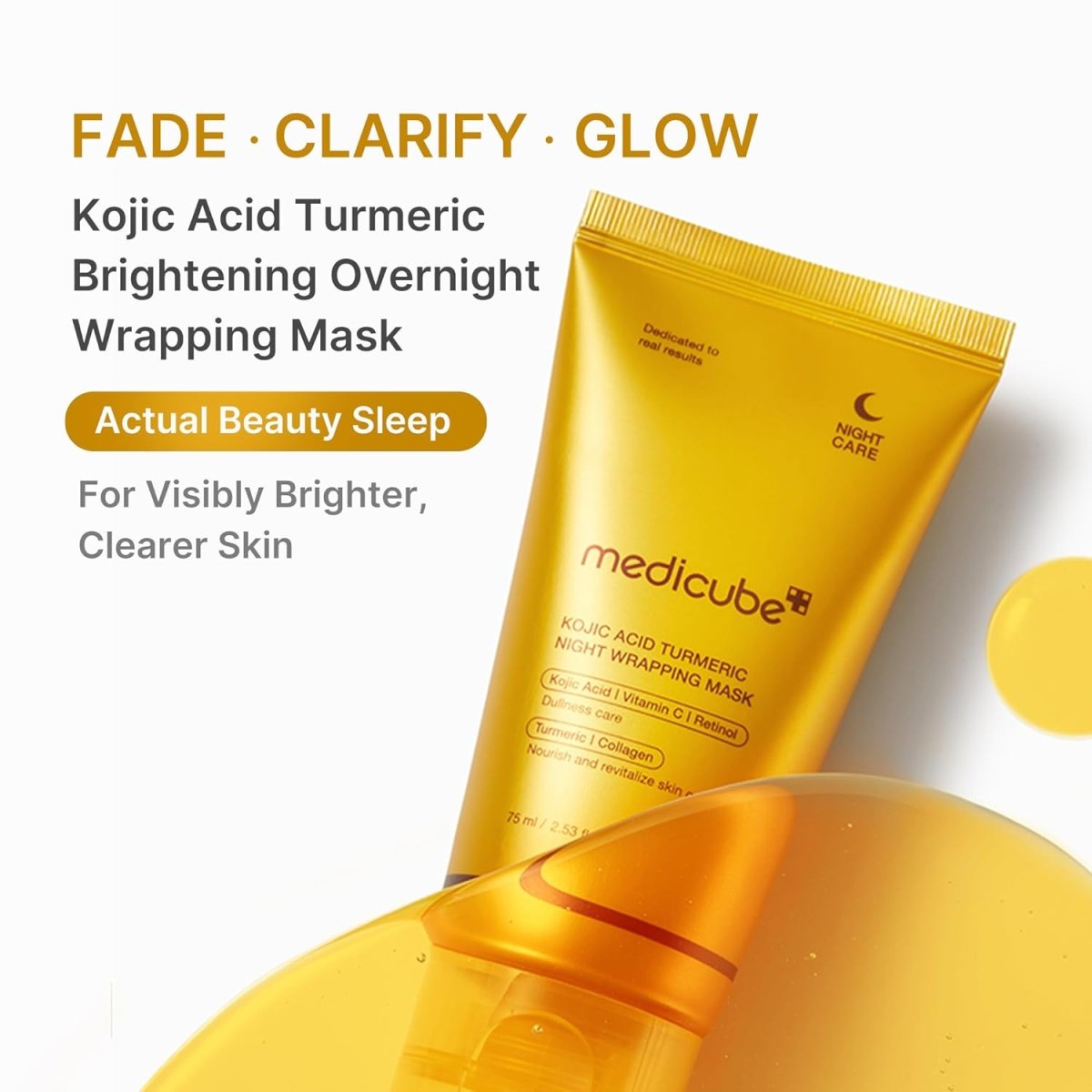 Medicube Kojic Acid Turmeric Night Wrapping Mask 75ml