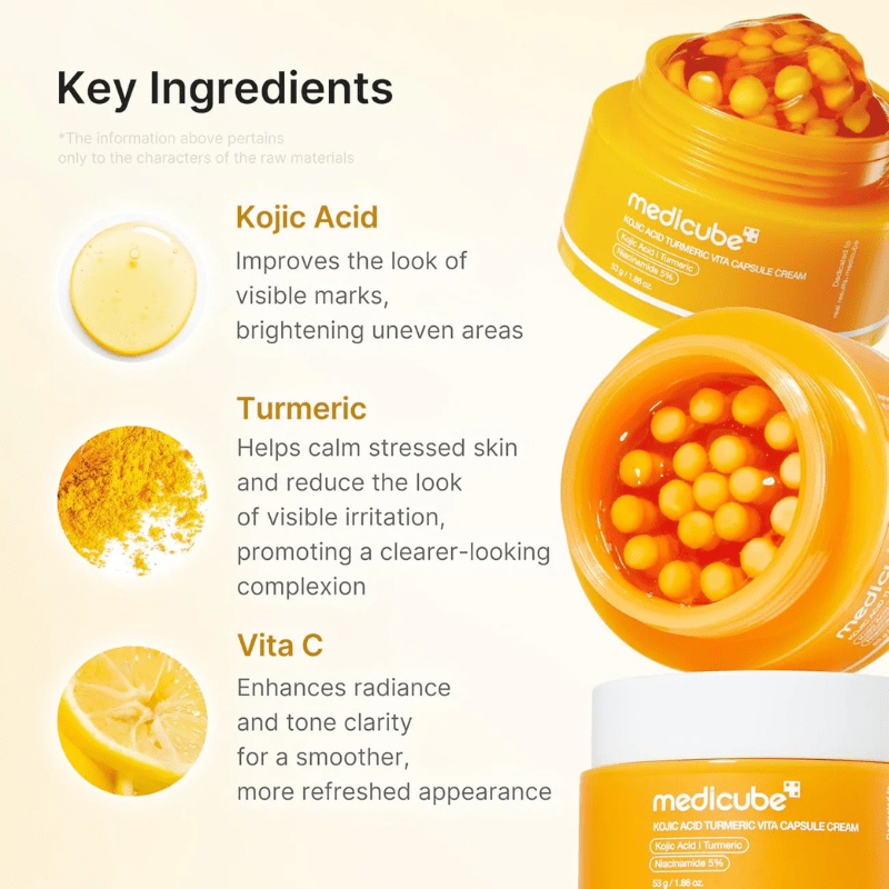 Medicube Kojic Acid Turmeric Vita C Capsule Cream 53g