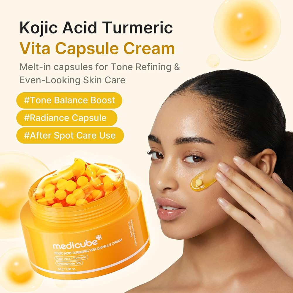 Medicube Kojic Acid Turmeric Vita C Capsule Cream 53g