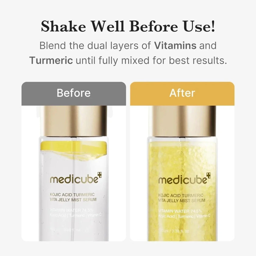 Medicube Kojic Acid Turmeric Vita Jelly Mist Serum 100ml