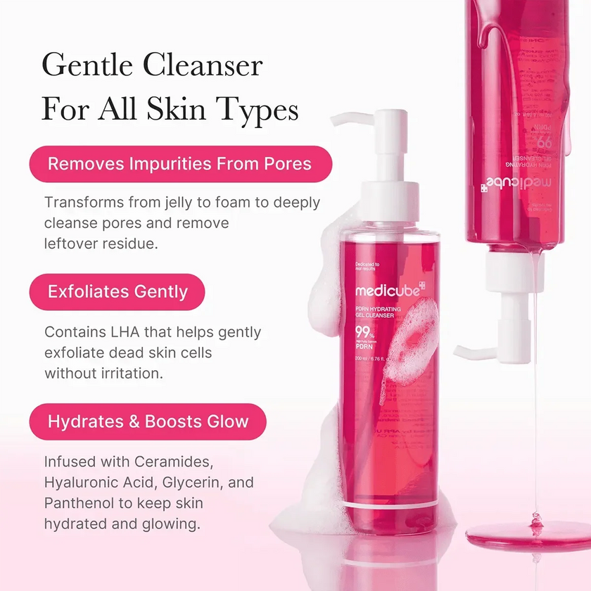 Medicube PDRN Hydrating Gel Cleanser 200ml