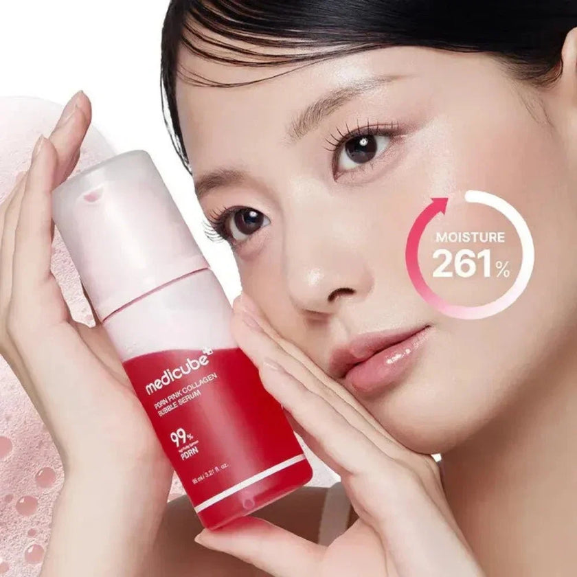 Medicube PDRN Pink Collagen Bubble Serum 95ml