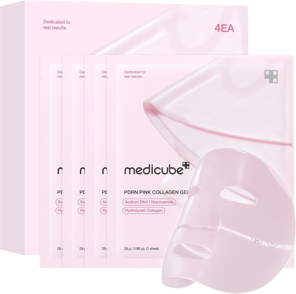 Medicube PDRN Pink Collagen Gel Mask 28g - 4 Masks