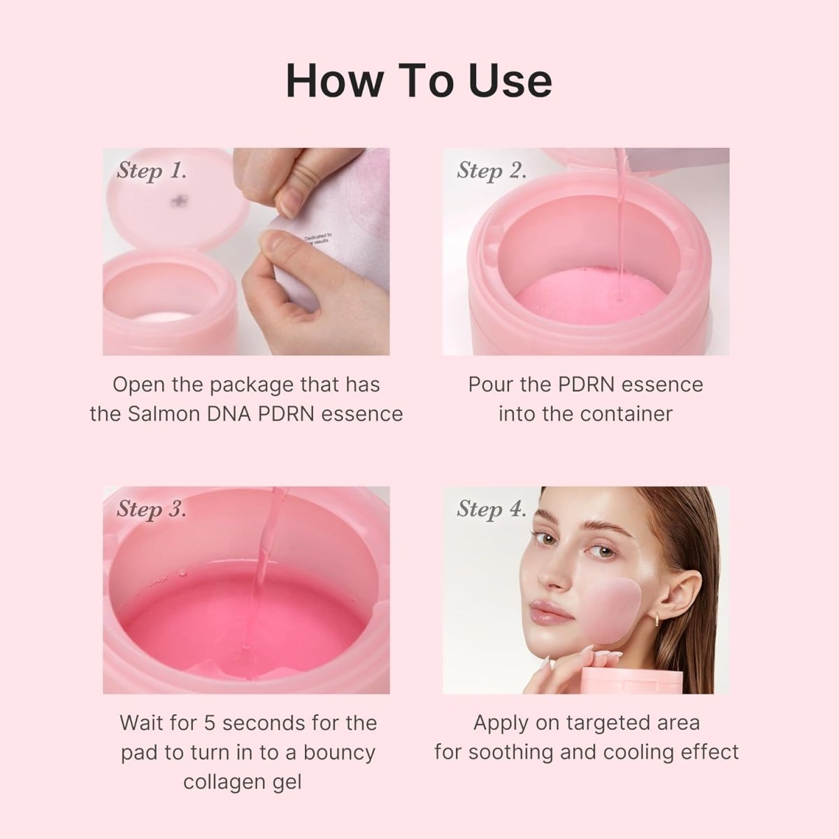Medicube PDRN Pink Collagen Toning Gel Toner Pad 120ml / 70pads