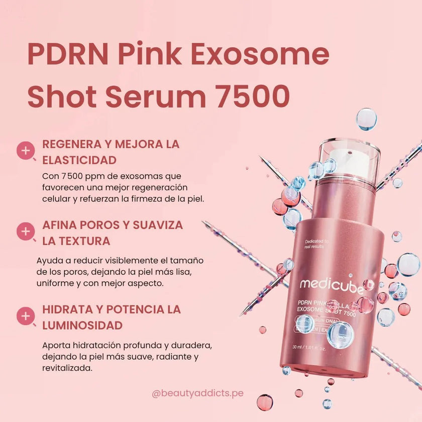 Medicube PDRN Pink Exosome Shot Serum 7500 30ml