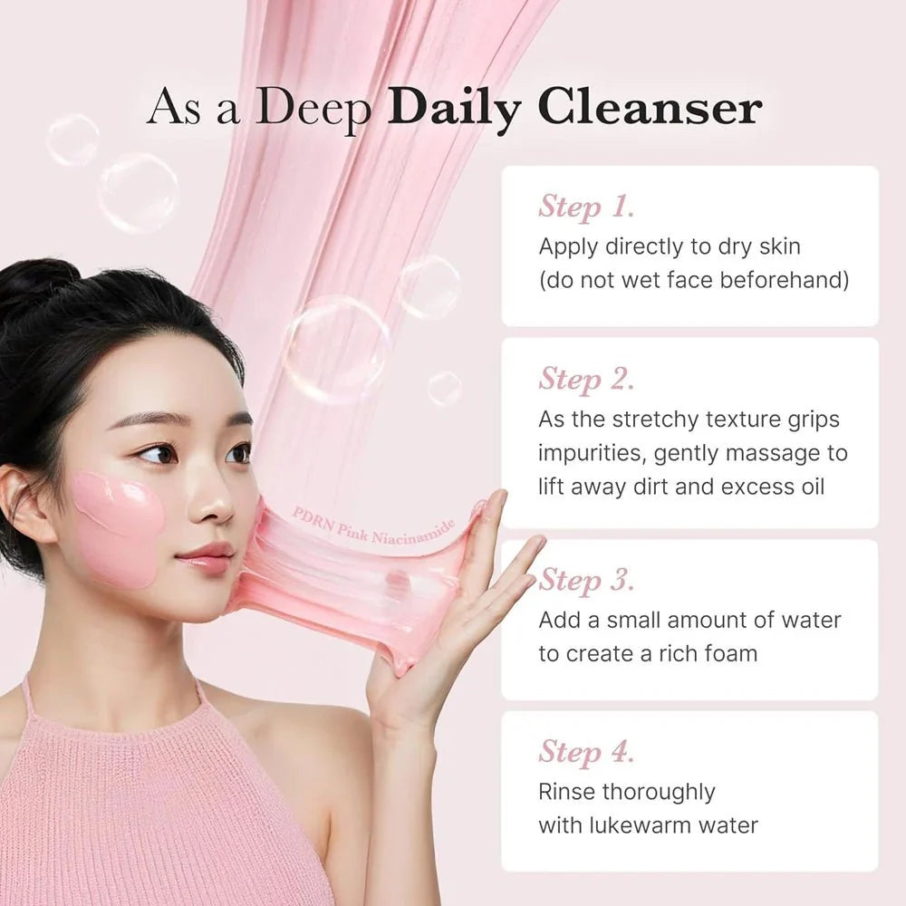 Medicube PDRN Pink Niacinamide Whip Cleanser 120g