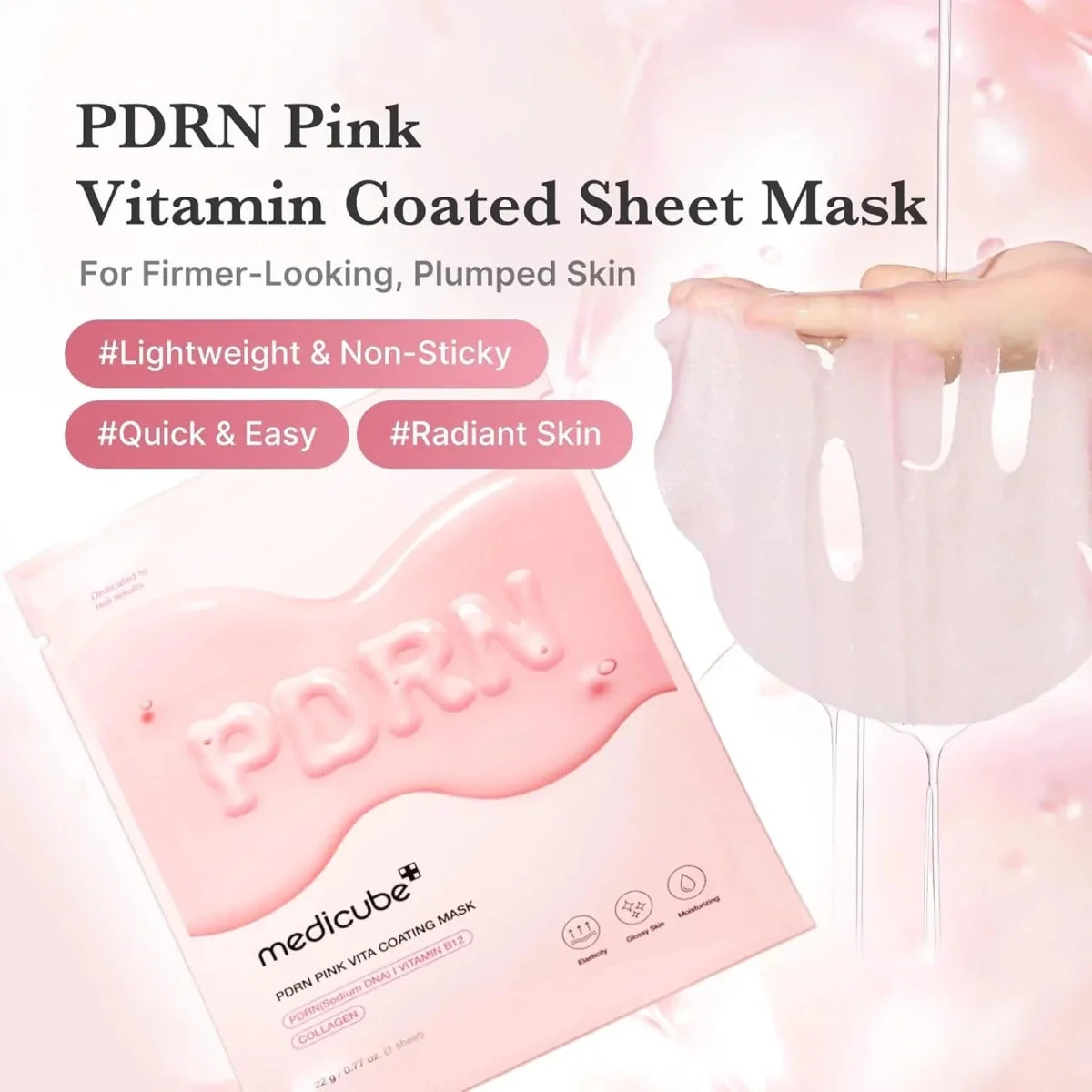 Medicube PDRN Pink Vita Coating Mask 22g