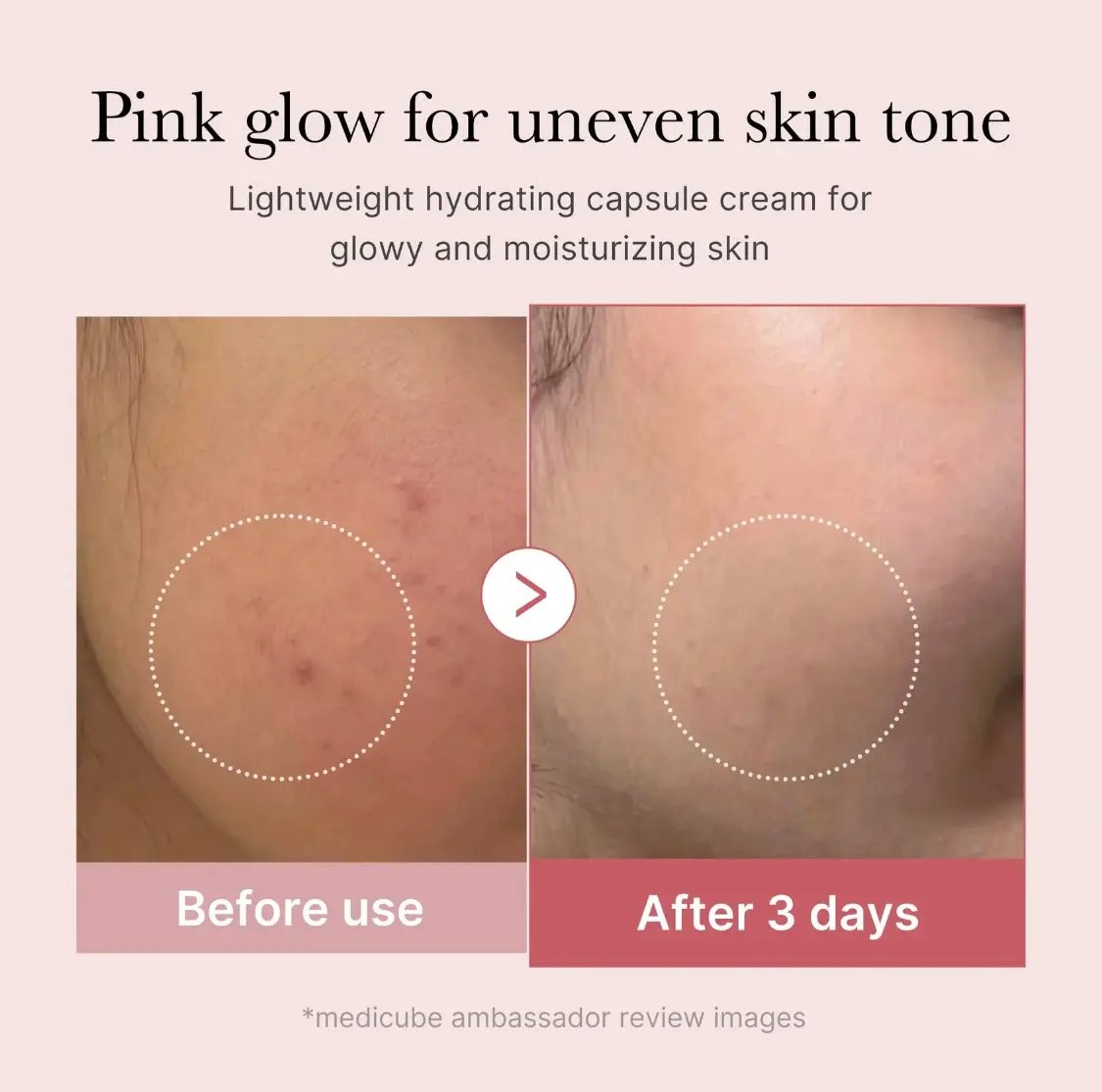 Crème en capsules de collagène rose PDRN de Medicube (1.94 oz)