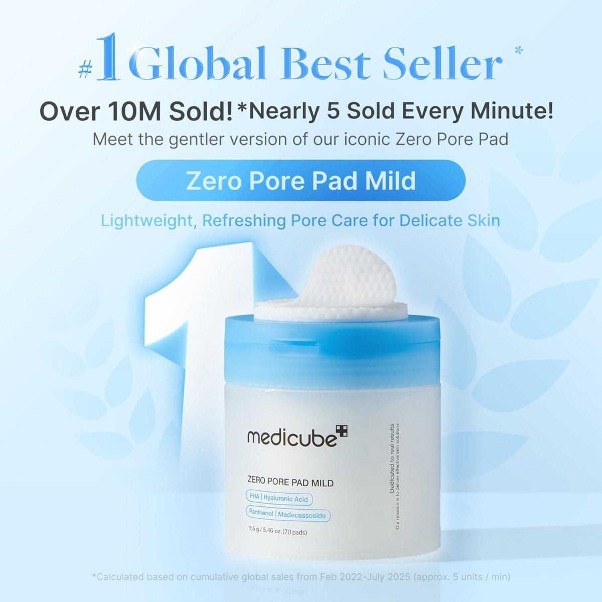 Medicube Zero Pore Pad 155g / 70 pads