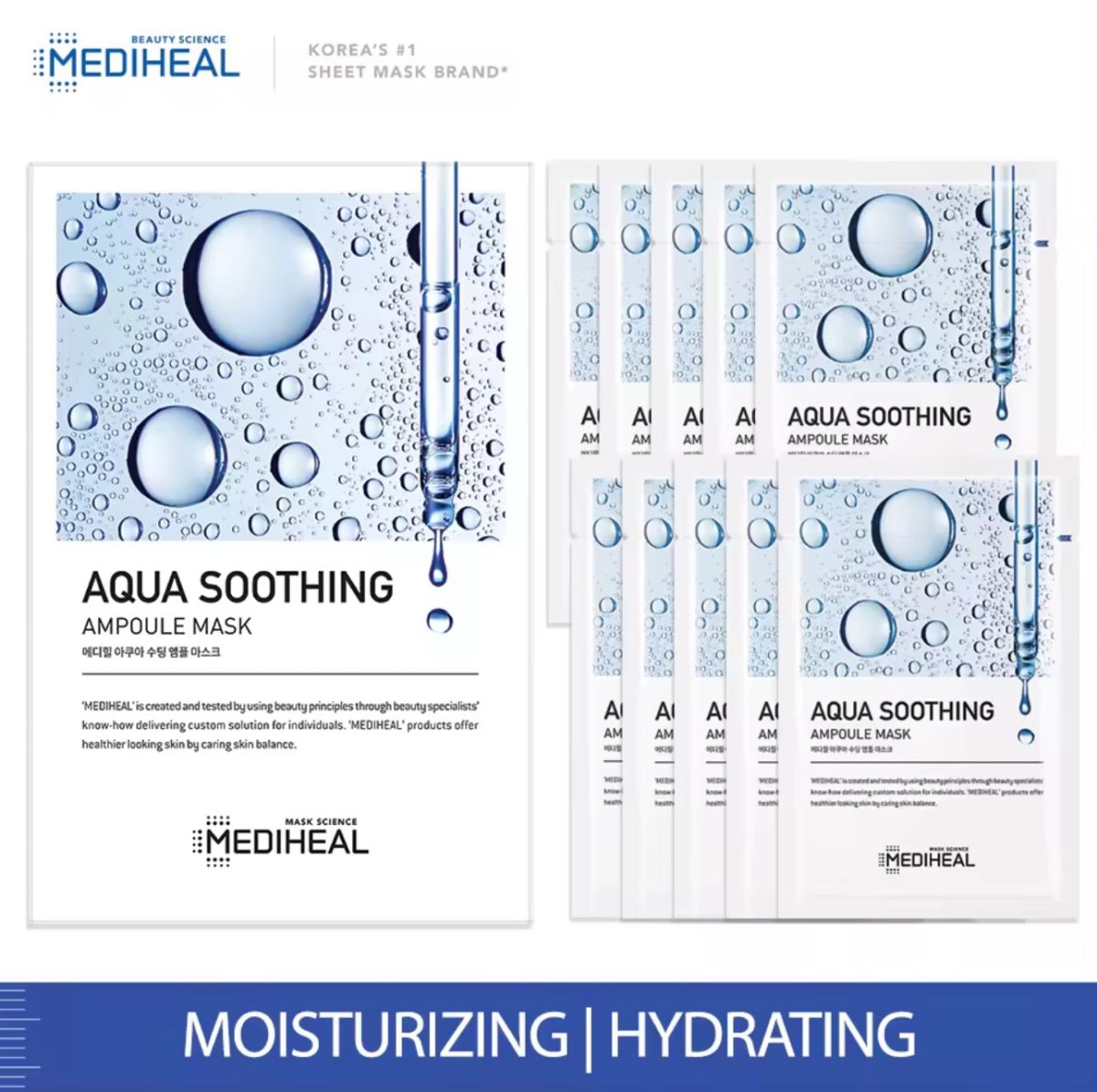 Mediheal Aqua Soothing Ampoule Mask 25ml