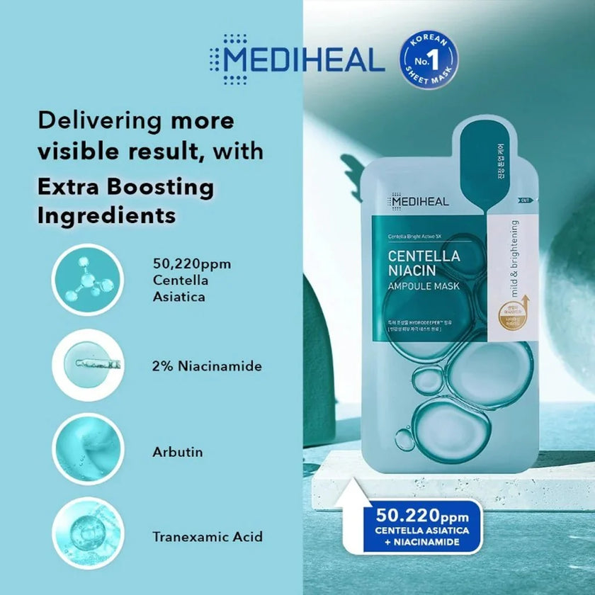 Mediheal Centella Niacin Ampoule Mask 25ml