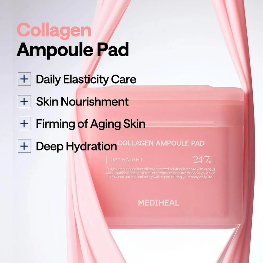 Mediheal Collagen Ampoule Pad 170ml / 100pads