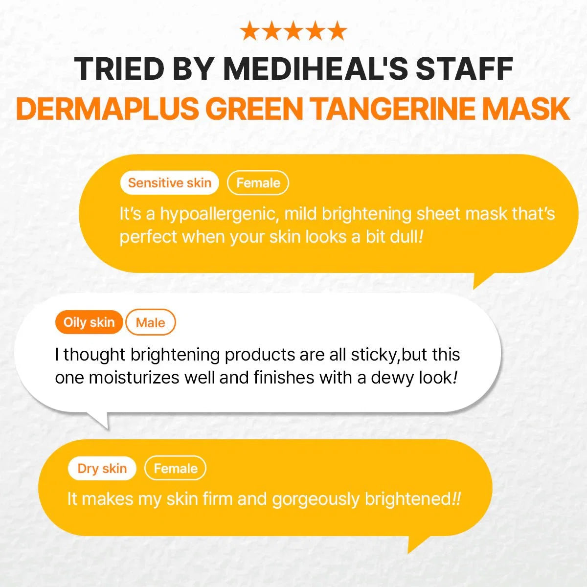 Mediheal Dermaplus Green Tangerine Mask 22ml