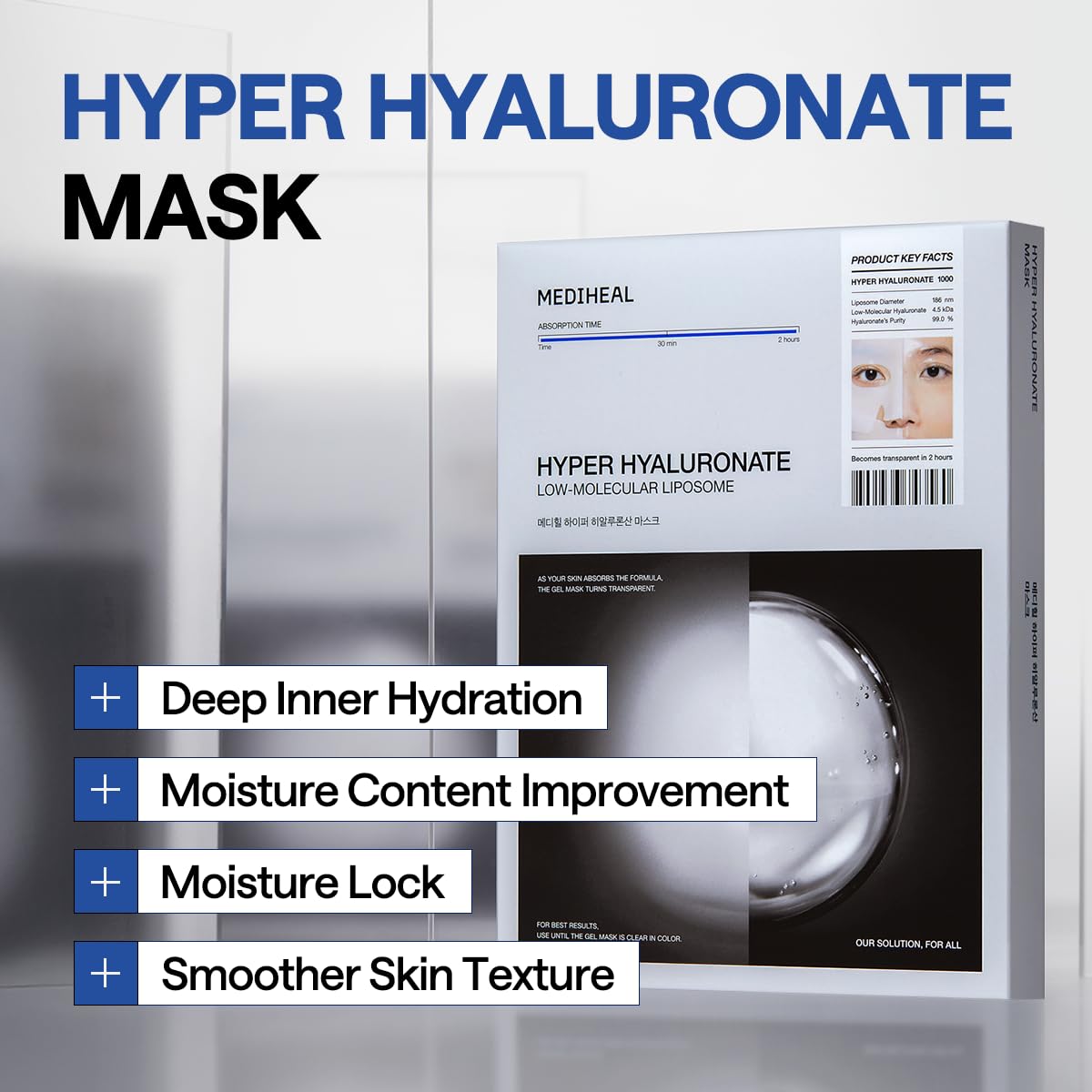 Mediheal Hyper Hyaluronate Mask 34g