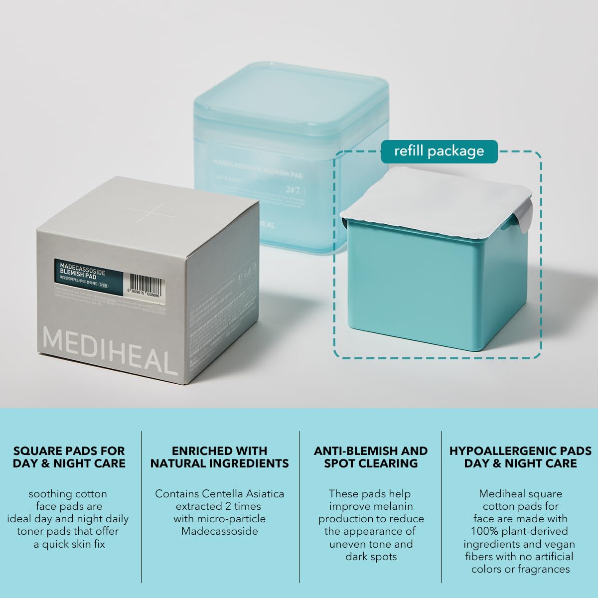 Mediheal Madecassoside Blemish Pad 170ml / 100pads