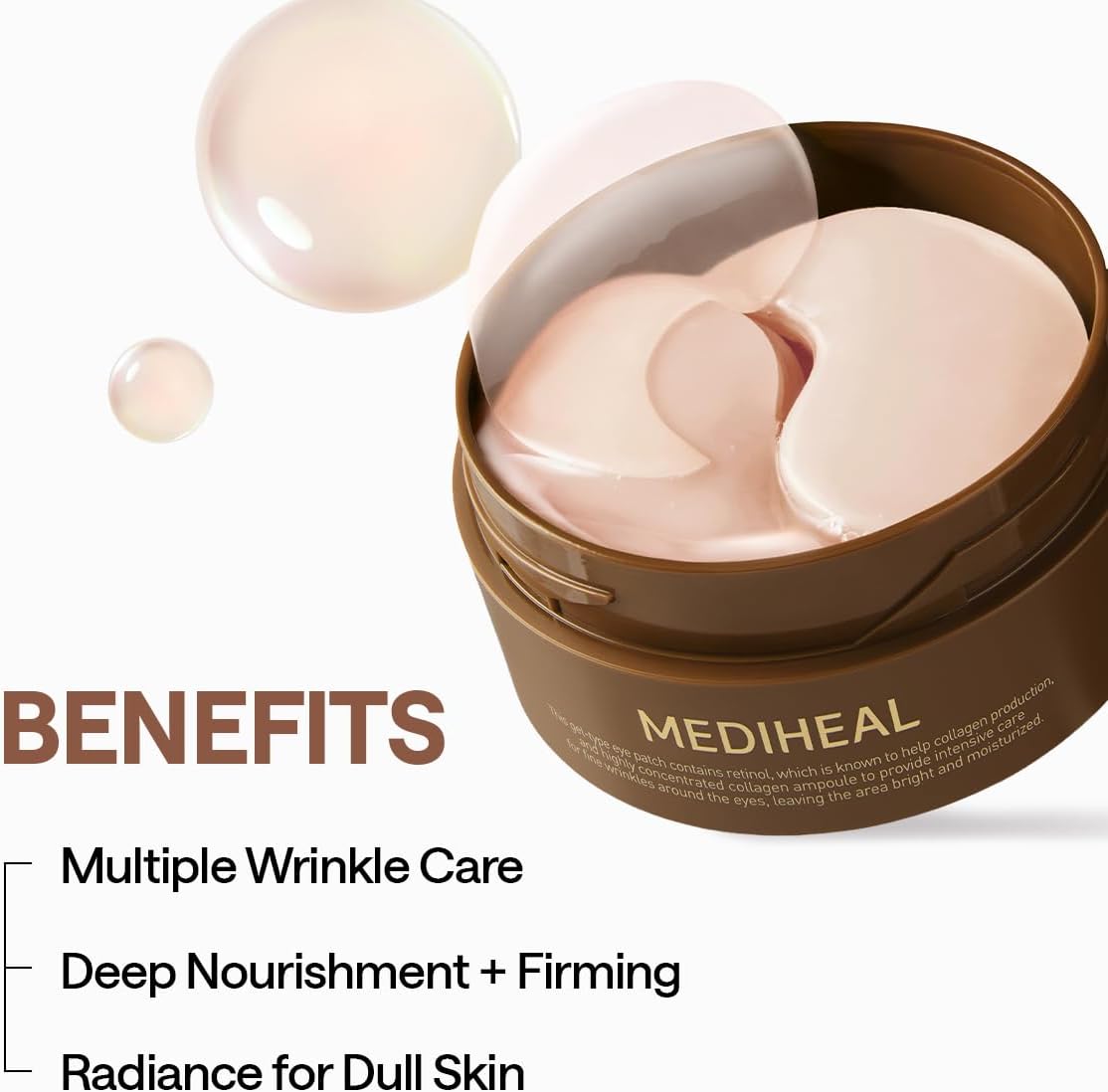 Mediheal Retinol Collagen Eye Ampoule Patch 60pcs