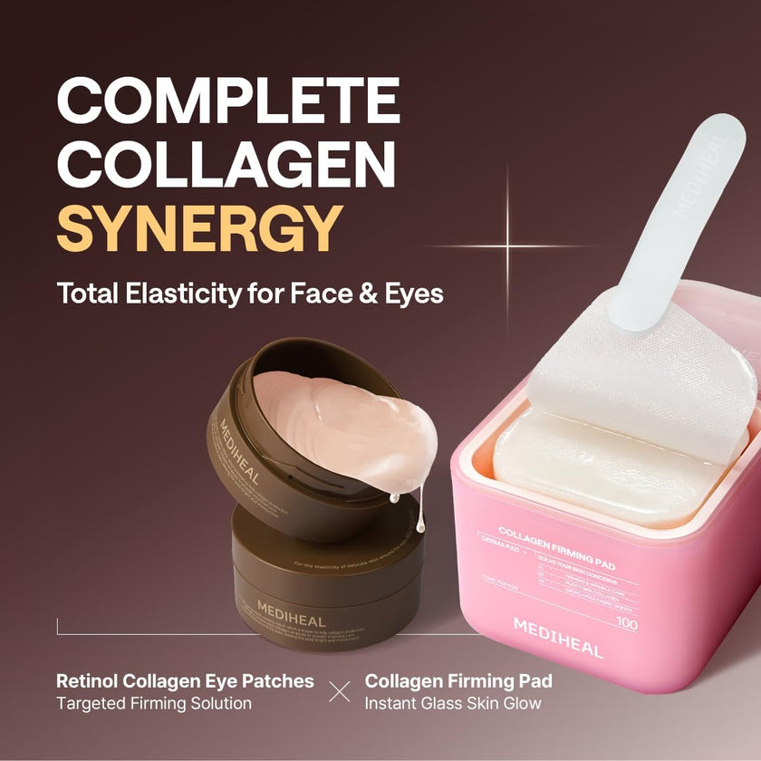 Mediheal Retinol Collagen Eye Ampoule Patch 60pcs