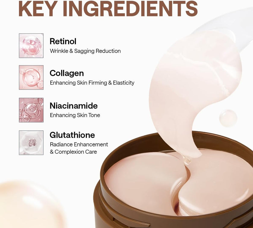 Mediheal Retinol Collagen Eye Ampoule Patch 60pcs